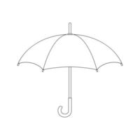 icono de estilo de línea de paraguas. seguridad, concepto de protección. ilustración vectorial limpia y moderna para diseño, web. vector