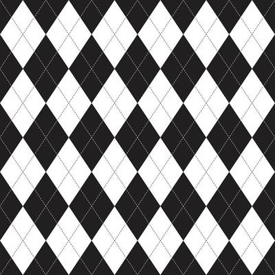 Argyle harlequin vector seamless pattern