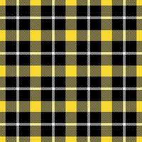 Yellow tartan vector seamless pattern