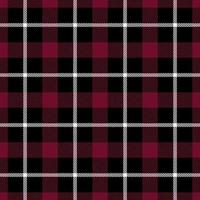 Maroon tartan vector seamless pattern