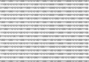 binary code zero one matrix white background beautiful banner wallpaper vector