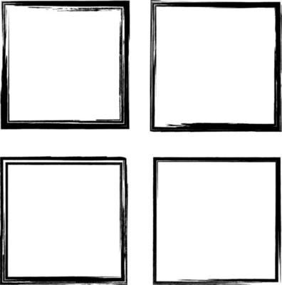 Grunge frame.Grunge background.Abstract vector template.