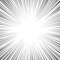 luz de velocidad de zoom radial abstracto en efecto negro para cómic de dibujos animados, rayo de sol o elemento de explosión de estrellas vector