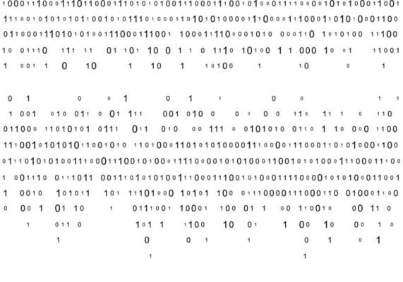 binary code zero one matrix white background beautiful banner wallpaper