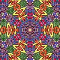 Colorful Mandala Flowers Pattern Boho Symmetrical 478 photo