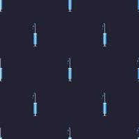 Seamless pattern with syringe icon. Flat style. Health care. Vector illustration for design, web, wrapping paper, fabric, wallpaper.