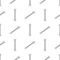 Seamless pattern with wrench icon. Spanner key. Repair symbols. Vector illustration for design, web, wrapping paper, fabric, wallpaper.