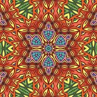 colorido mandala flores patrón boho simétrico 808 foto