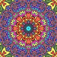 Colorful Mandala Flowers Pattern Boho Symmetrical 324 photo