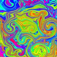 Liquid abstract background with oil painting streaks. Colorful marble background watercolor. photo