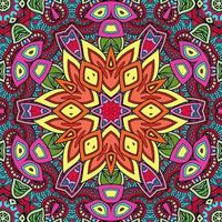 Colorful Mandala Flowers Pattern Boho Symmetrical 539 photo