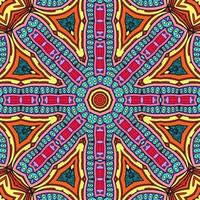 Colorful Mandala Flowers Pattern Boho Symmetrical 1009 photo