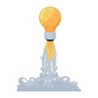 bulb launcher startup vector