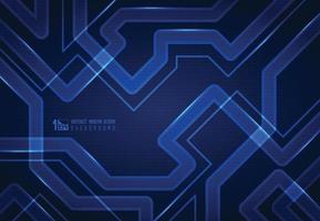 Abstract blue futuristic of line power technology design artwork cover background. illustration vector eps10