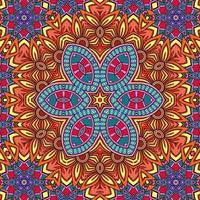 Colorful Mandala Flowers Pattern Boho Symmetrical 630 photo