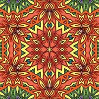 Colorful Mandala Flowers Pattern Boho Symmetrical 832 photo