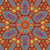 Colorful Mandala Flowers Pattern Boho Symmetrical 908 photo