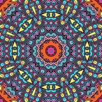 Colorful Mandala Flowers Pattern Boho Symmetrical 160 photo