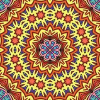 Colorful Mandala Flowers Pattern Boho Symmetrical 1040 photo