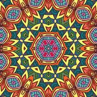 Colorful Mandala Flowers Pattern Boho Symmetrical 403 photo