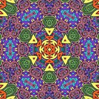 Colorful Mandala Flowers Pattern Boho Symmetrical 437 photo