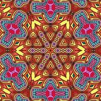 Colorful Mandala Flowers Pattern Boho Symmetrical 858 photo