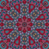 Colorful Mandala Flowers Pattern Boho Symmetrical 1178 photo