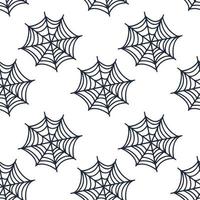 patrón de halloween sin costuras, para usar papel digital de álbum de recortes, impresión textil, relleno de página. telaraña vector