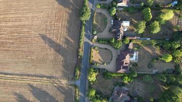 Luftaufnahme der britischen Landschaft bei Sharpenhoe Clappers England video