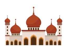 taj mahal mosque temple vector