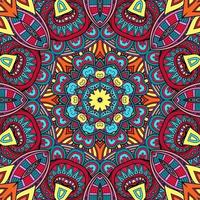 Colorful Mandala Flowers Pattern Boho Symmetrical 247 photo