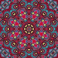 Colorful Mandala Flowers Pattern Boho Symmetrical 1169 photo