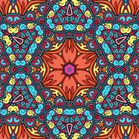 colorido mandala flores patrón boho simétrico 556 foto