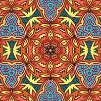 colorido mandala flores patrón boho simétrico 743 foto