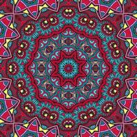 colorido mandala flores patrón boho simétrico 1161 foto