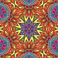 colorido mandala flores patrón boho simétrico 66 foto