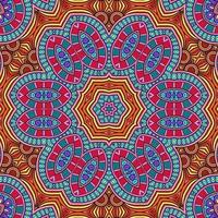 Colorful Mandala Flowers Pattern Boho Symmetrical 633 photo