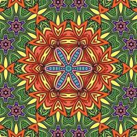 Colorful Mandala Flowers Pattern Boho Symmetrical 400 photo