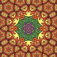 Colorful Mandala Flowers Pattern Boho Symmetrical 712 photo