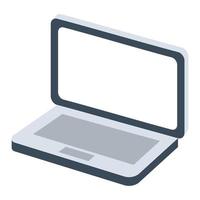 computadora portátil portátil vector