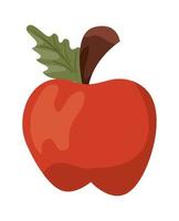 apple fresh fruit vector