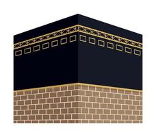 sacred islamic mecca vector