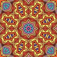 Colorful Mandala Flowers Pattern Boho Symmetrical 1041 photo