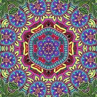 colorido mandala flores patrón boho simétrico 44 foto