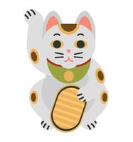 japanese culture cat vector