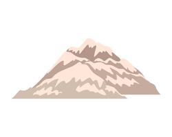 punto de referencia del monte shasta california vector