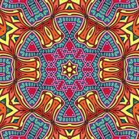 Colorful Mandala Flowers Pattern Boho Symmetrical 834 photo