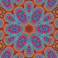 Colorful Mandala Flowers Pattern Boho Symmetrical 597 photo