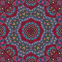 Colorful Mandala Flowers Pattern Boho Symmetrical 1158 photo