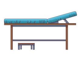 medical stretcher equipment vector